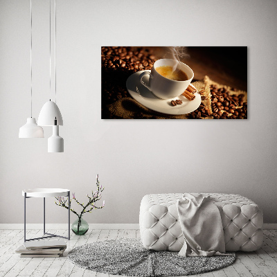 Schilderij op canvas Koffie in een kopje