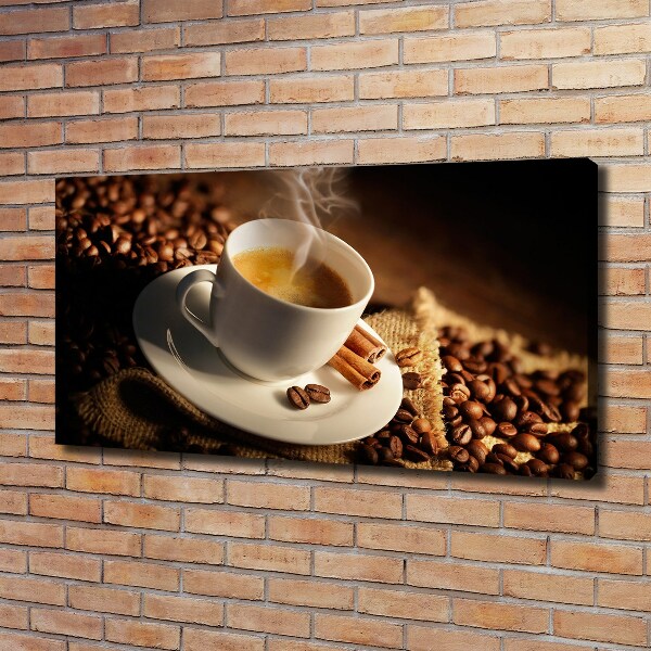 Schilderij op canvas Koffie in een kopje