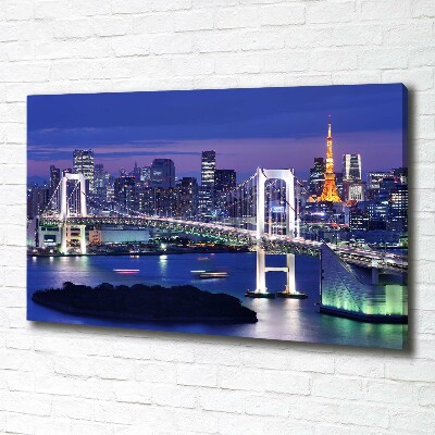Foto canvas Tokyo-brug