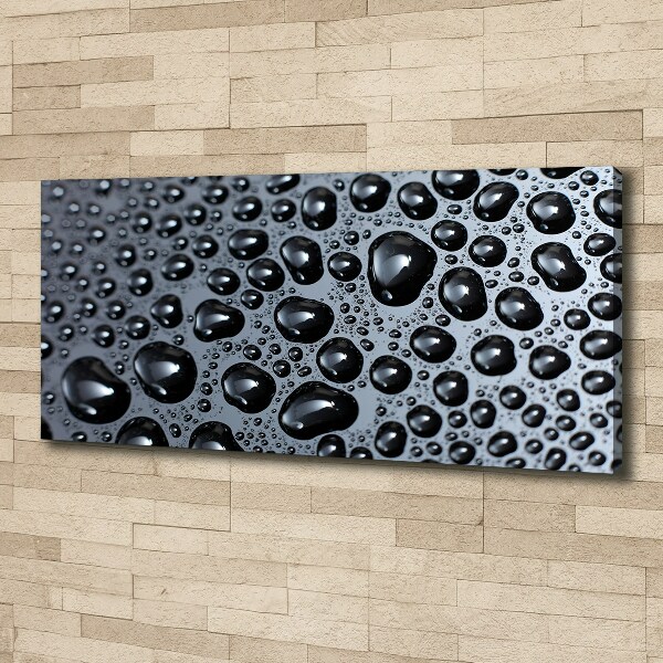 Schilderij op canvas waterdruppels