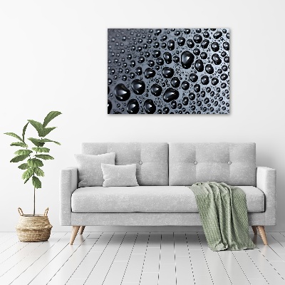 Schilderij op canvas waterdruppels