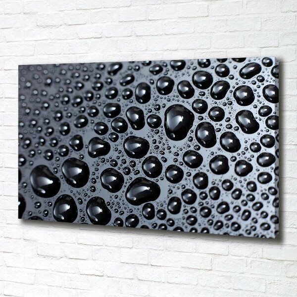 Schilderij op canvas waterdruppels