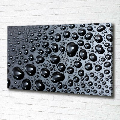 Schilderij op canvas waterdruppels