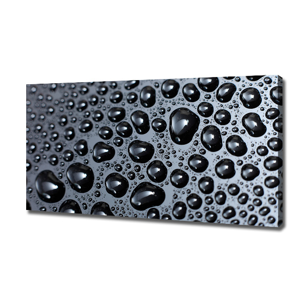 Schilderij op canvas waterdruppels