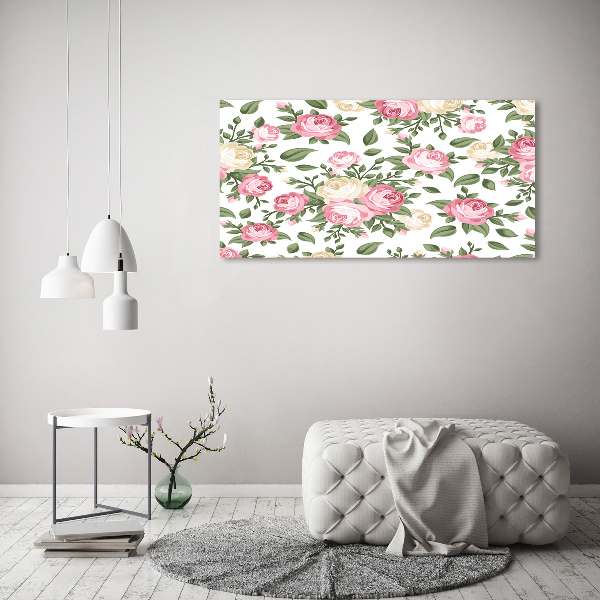 Foto canvas Rozen