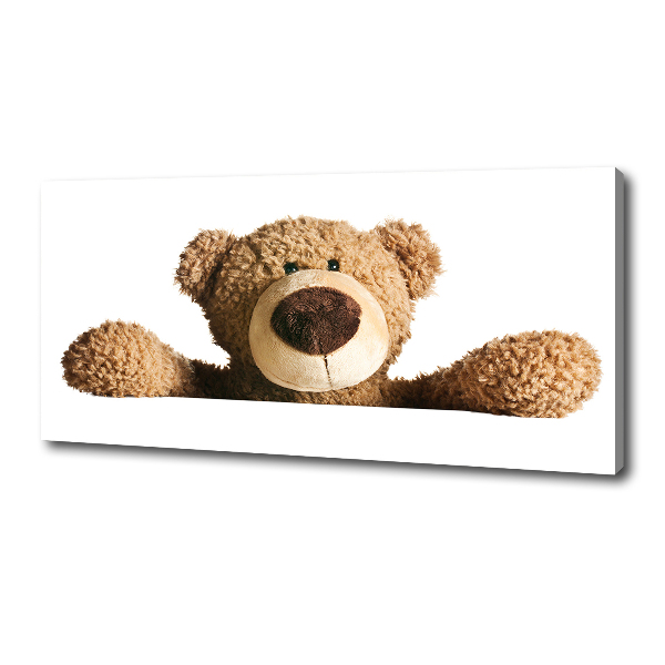 Canvas schilderij Teddybeer