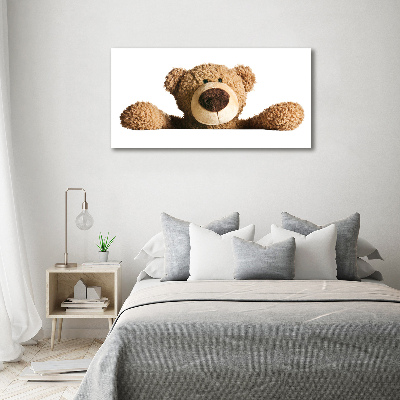 Canvas schilderij Teddybeer