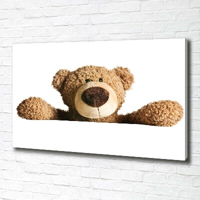 Canvas schilderij Teddybeer
