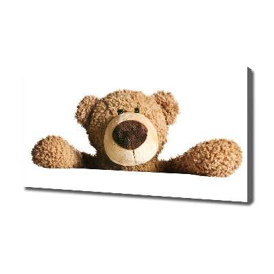 Canvas schilderij Teddybeer