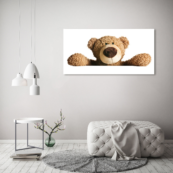 Canvas schilderij Teddybeer