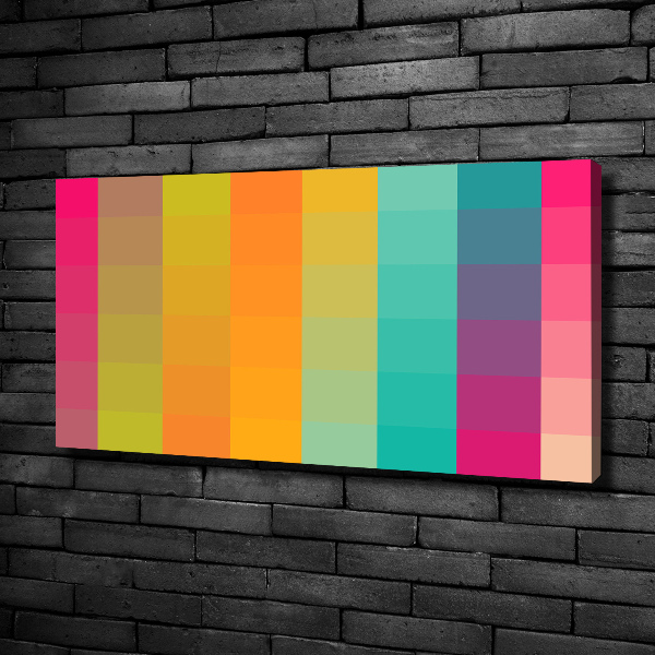 Canvas foto Kleurrijke vierkanten