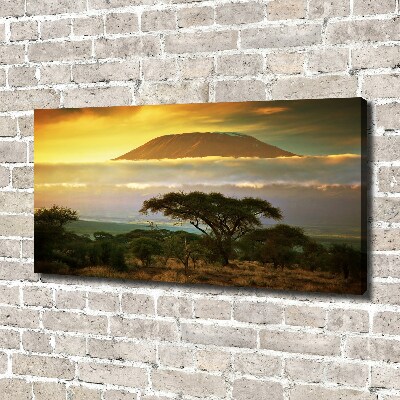 Canvas schilderij Kilimanjaro Kenia