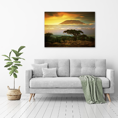 Canvas schilderij Kilimanjaro Kenia