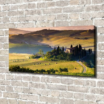 Foto canvas Toscane, Italië