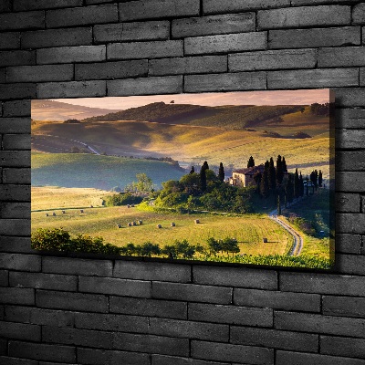 Foto canvas Toscane, Italië