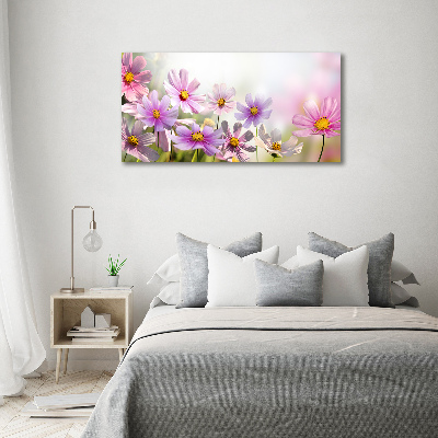 Foto op canvas Bloemen in de weide