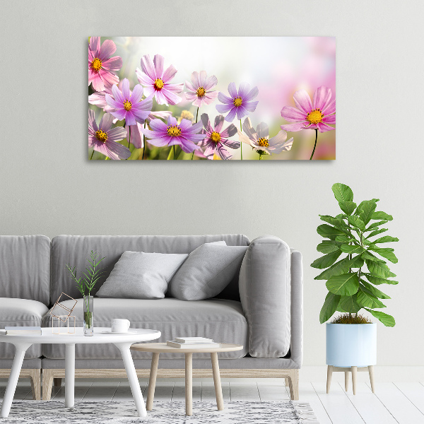 Foto op canvas Bloemen in de weide