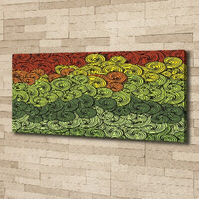 Schilderij op canvas Kleurrijke golven