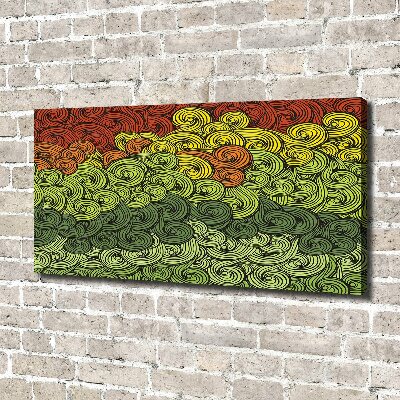 Schilderij op canvas Kleurrijke golven