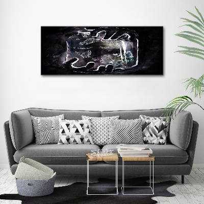 Foto canvas Vlinders in een pot