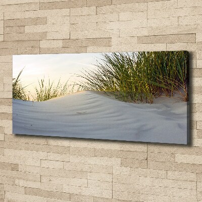 Foto op canvas duinen aan zee