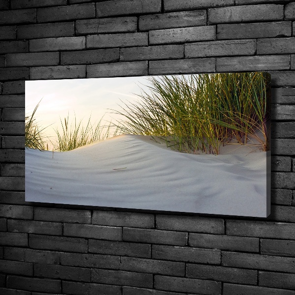 Foto op canvas duinen aan zee