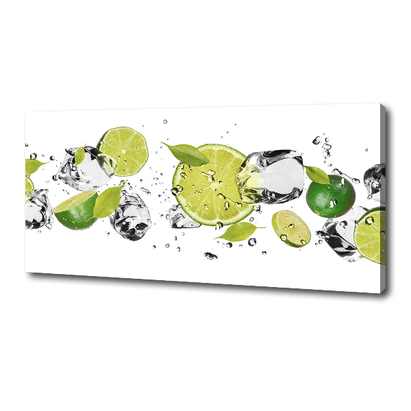 Foto canvas Kalk en water