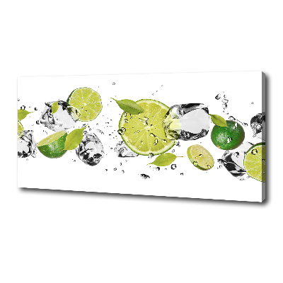 Foto canvas Kalk en water