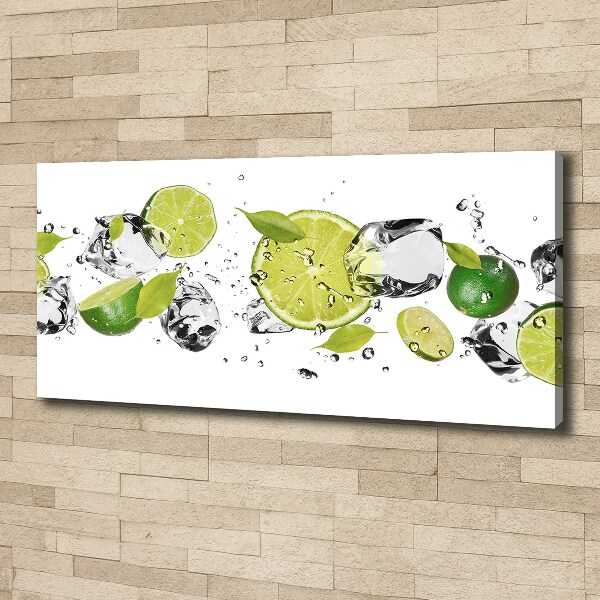 Foto canvas Kalk en water