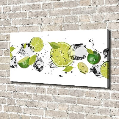 Foto canvas Kalk en water