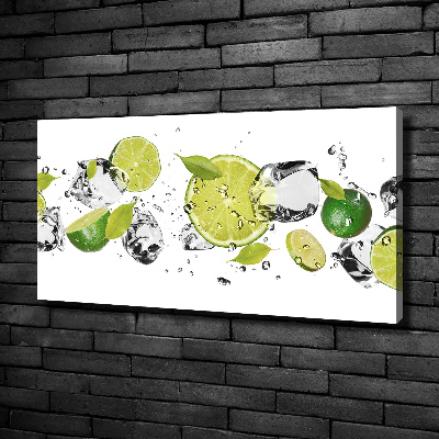 Foto canvas Kalk en water