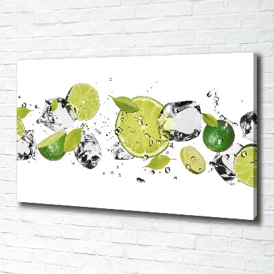 Foto canvas Kalk en water