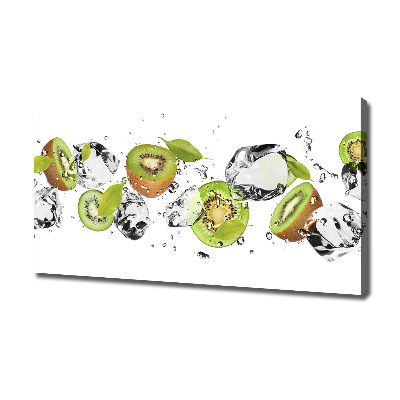 Canvas foto Kiwi en water