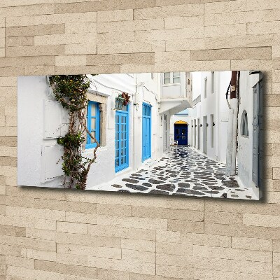 Canvas schilderij Griekse straten
