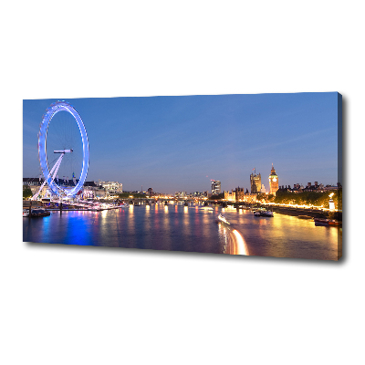 Foto canvas London Eye Londen