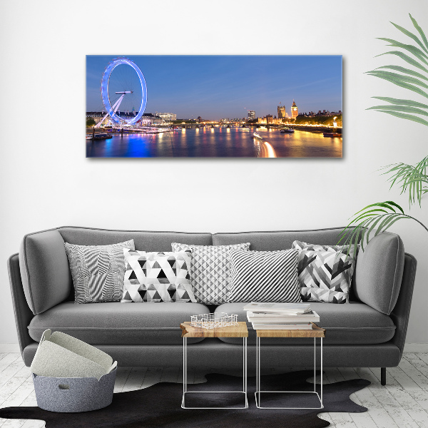 Foto canvas London Eye Londen