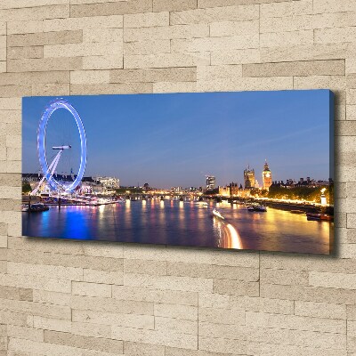 Foto canvas London Eye Londen