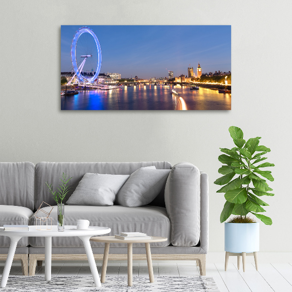 Foto canvas London Eye Londen