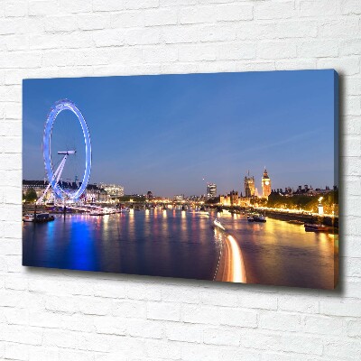 Foto canvas London Eye Londen
