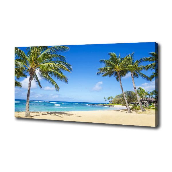 Foto canvas Tropisch strand