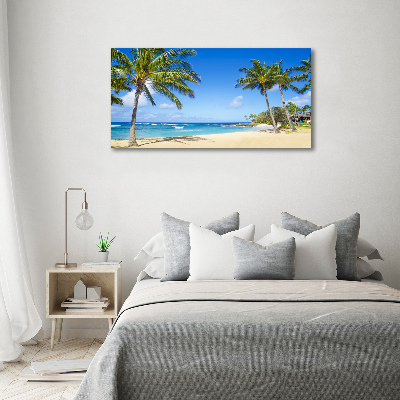 Foto canvas Tropisch strand