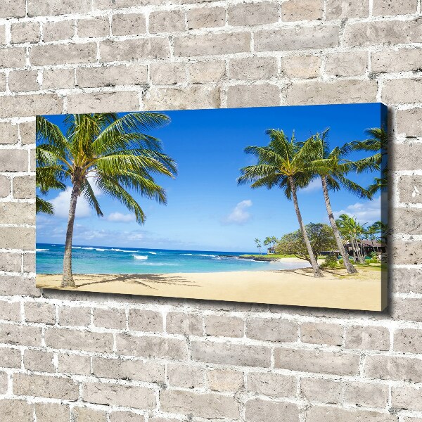 Foto canvas Tropisch strand