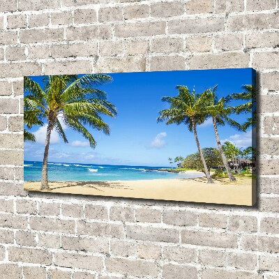 Foto canvas Tropisch strand