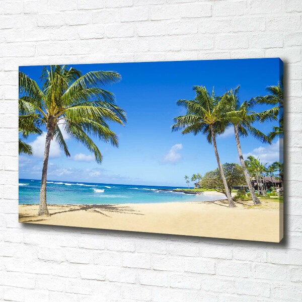 Foto canvas Tropisch strand