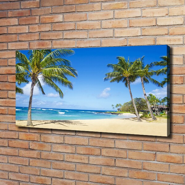 Foto canvas Tropisch strand
