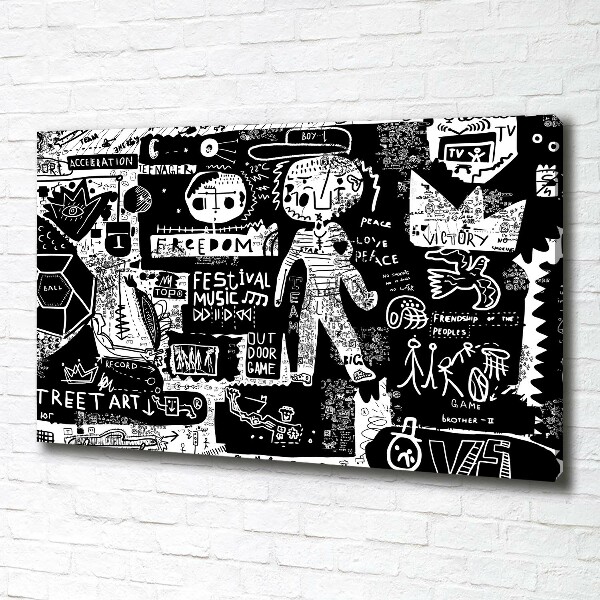 Canvas schilderij Graffiti