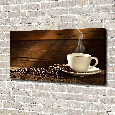 Canvas foto Een kopje koffie