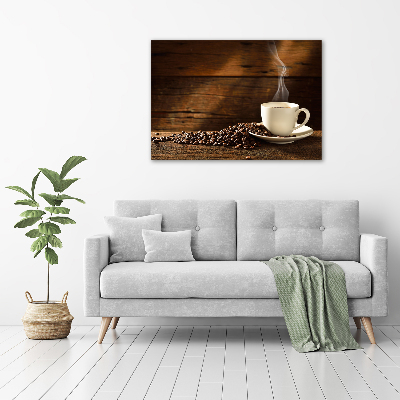 Canvas foto Een kopje koffie