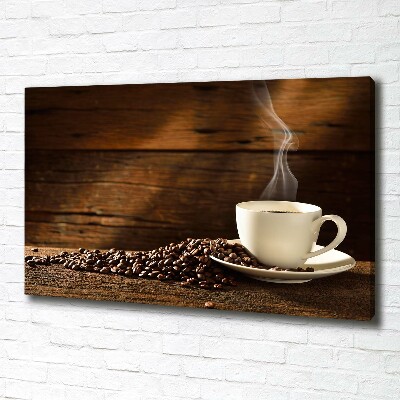 Canvas foto Een kopje koffie