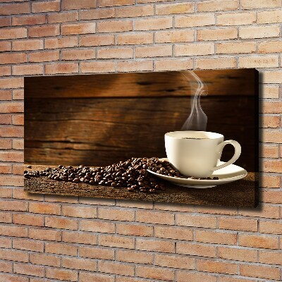 Canvas foto Een kopje koffie